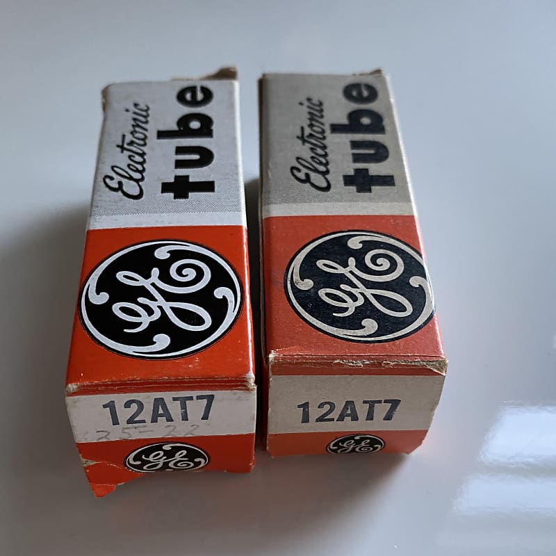 General Electric 12at7 NOS 60s Pair | Reverb