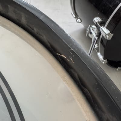 Yamaha Oak custom 22,22,10,12,13,16 drumkit (Japan) - Musashi black image 9