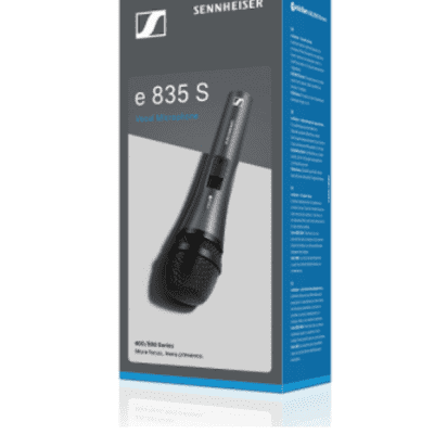 Sennheiser e835 S Dynamic Handheld Cardioid Microphone with On / Off Switch image 3