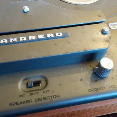 Tandberg Series 15 Two-Track Reel to Reel Tape Recorder R2R 15-21 1965 MCM Wood, Grey Steel image 3