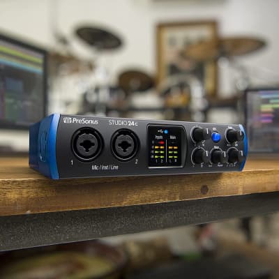 PreSonus Studio 24c 2x2, 192 kHz, USB Audio Interface with Studio One Artist and Ableton Live Lite DAW Recording Software image 8