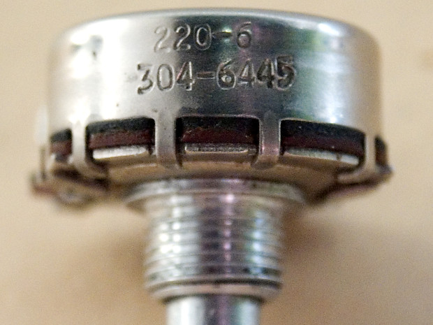 Vintage 1964-65 Stackpole 250k Potentiometer 1964 | Reverb