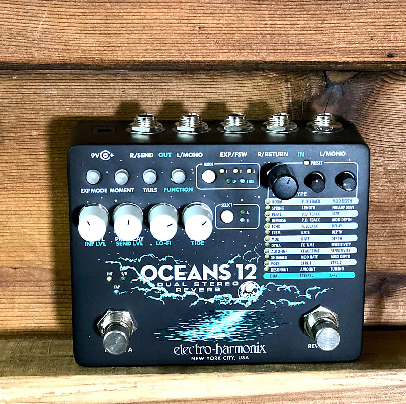 Electro-Harmonix Oceans 12 Dual Stereo Reverb image 1