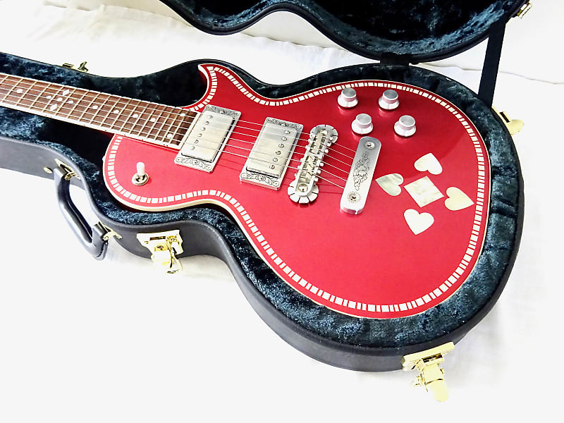 Zemaitis A24SU RUBY HEART Antanus Superior Series 2008 MIJ fujigen  w/Zemaitis hardcase