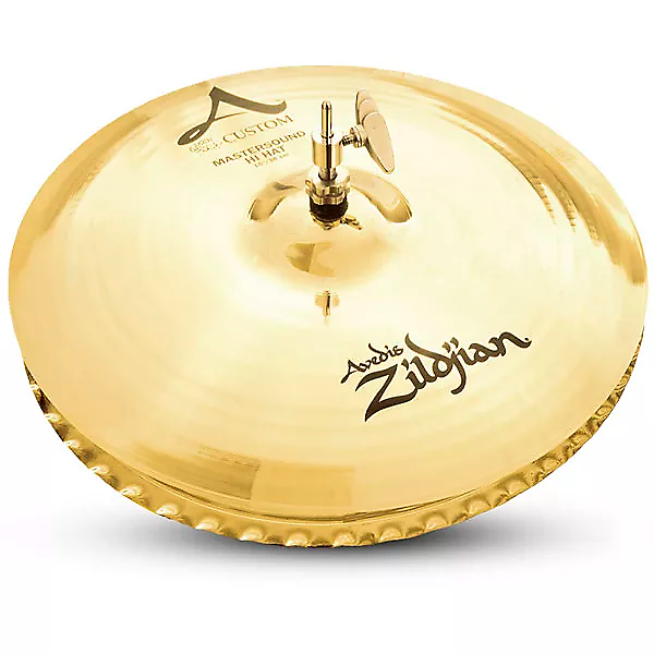 Zildjian 15" A Custom Mastersound Hi-Hat Cymbals (Pair) image 1