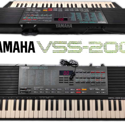 Yamaha VSS-200, year 1988, Digital Voice Sampler & Synthesizer Keyboard with Working Mic