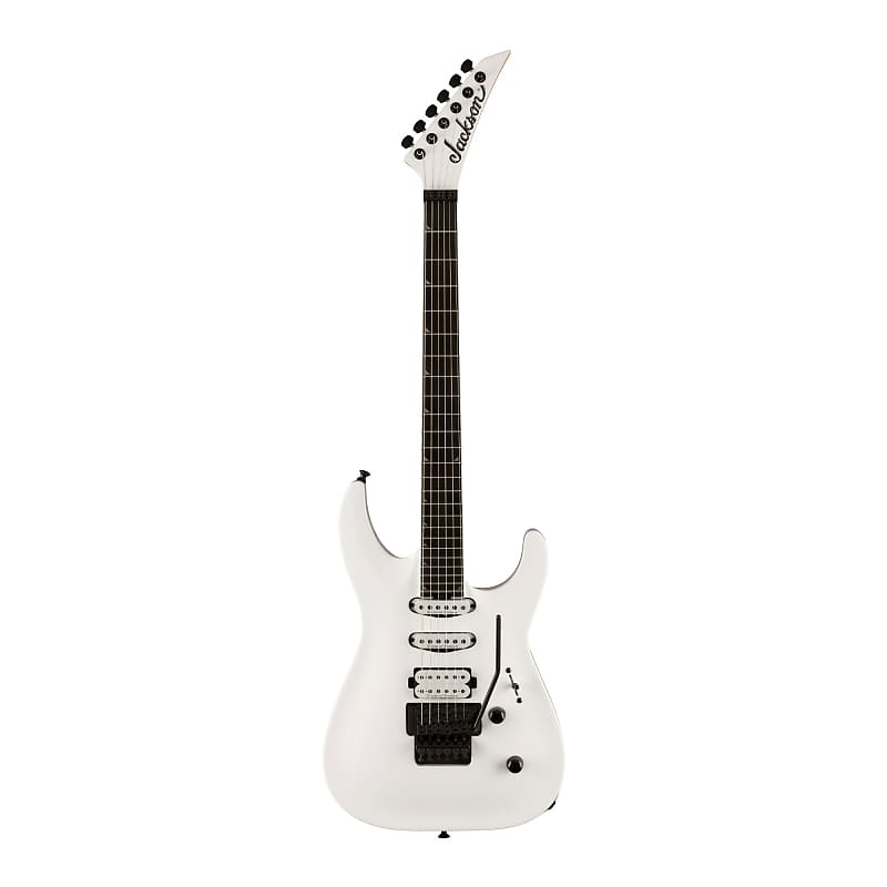 Jackson Pro Plus Series Soloist SLA3 6-String Arched Okoume Soloist Body, 3-Piece Through-Body Maple/Walnut Neck, Ebony Fingerboard Electric Guitar (Right-Handed, Snow White) image 1