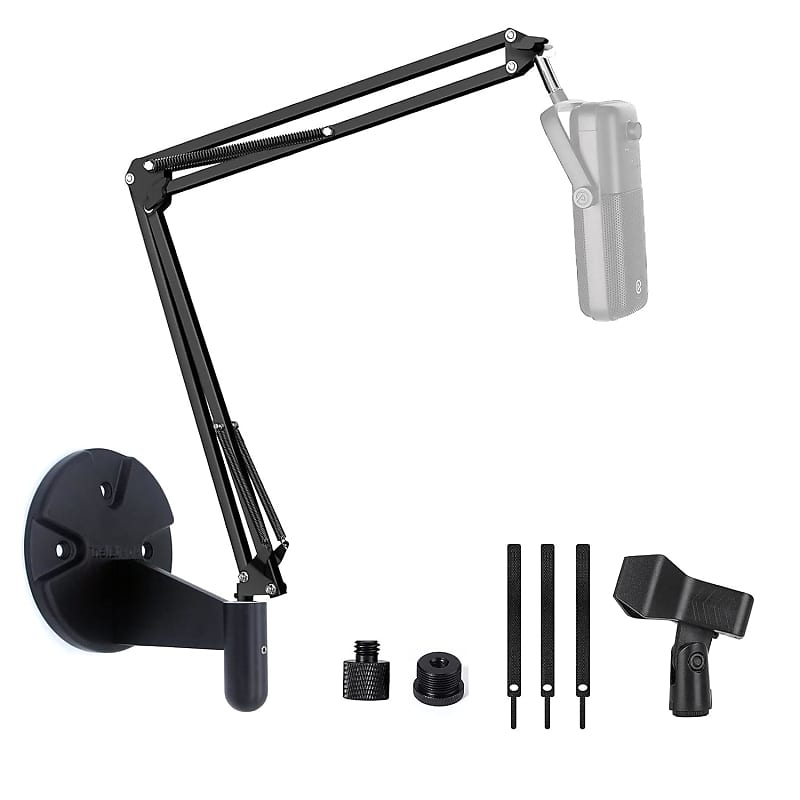 Wave 3 Mic Wall Mount, Microphone Stand Arm Holder Compatible Reverb