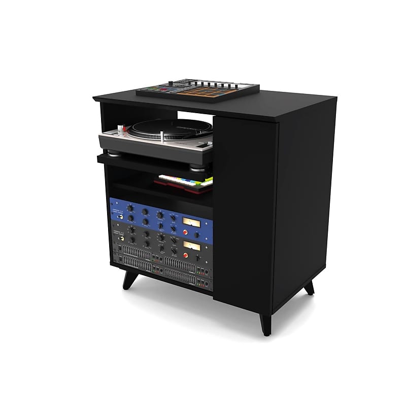 GLORIOUS DJ - MODULAR SIDE RACK BLACK - Meuble Dj | Reverb