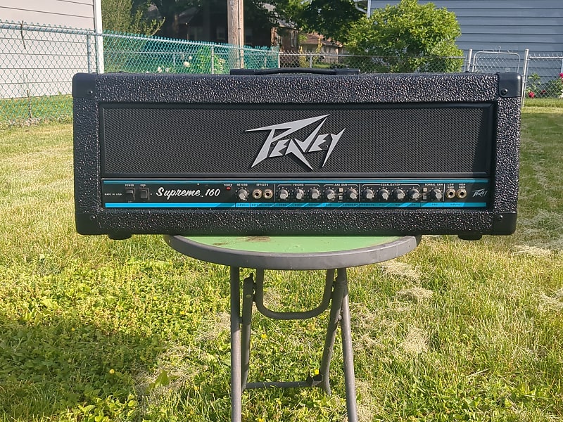 Peavey Supreme 160 Solid State 160Watt amp head 1990s Reverb