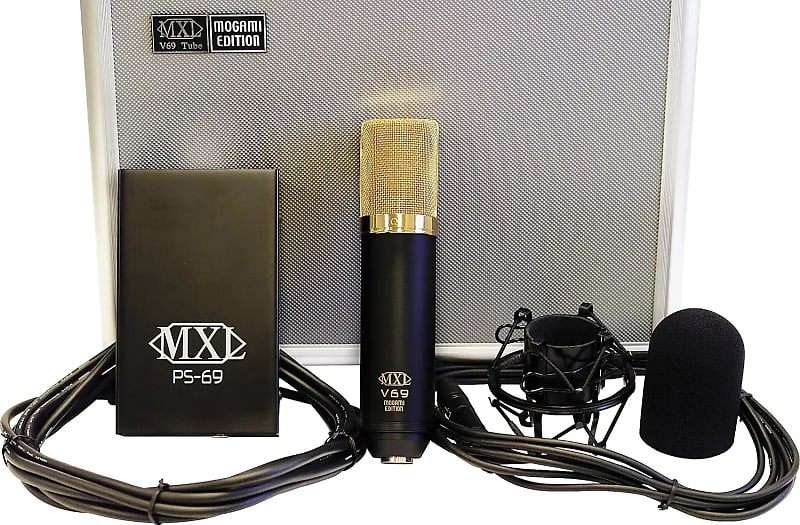 【美品】MXL MXLV69M-EDT　真空管マイクセット ハードケースつき MXL V69 M EDT Mogami Edition Large Diaphragm Tube Condenser