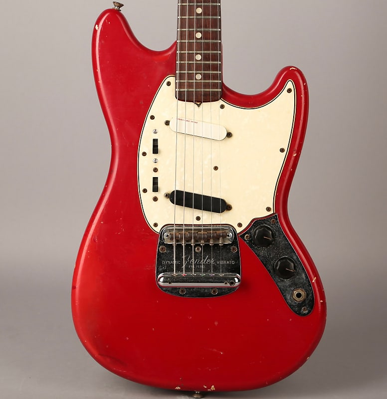 Fender Mustang - 1965 - Dakota Red w/OHSC image 1