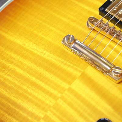 2007 Gibson Custom 1968 Les Paul Custom F Reissue Electric Guitar Figured Lemon Burst + COA OHSC image 7