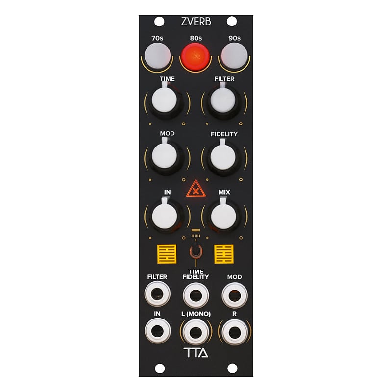 Tiptop Audio ZVERB Reverb Effects Module - Black Panel image 1