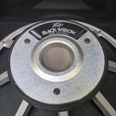 Classic 1990s Peavey 18" Black Widow 8 Ohm Bass Guitar Speaker/Woofer - Looks And Sounds Great! image 2