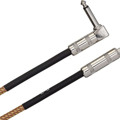 Hosa - GTR-518R - Tweed Mono 1/4" Male to 1/4" Angled Male Guitar Cable - 18 ft. image 3