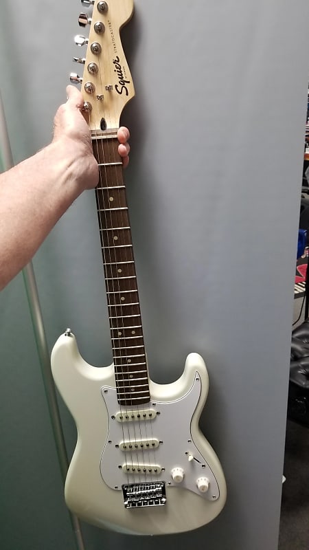Squier By Fender Stratocaster Guitar Cream | Reverb