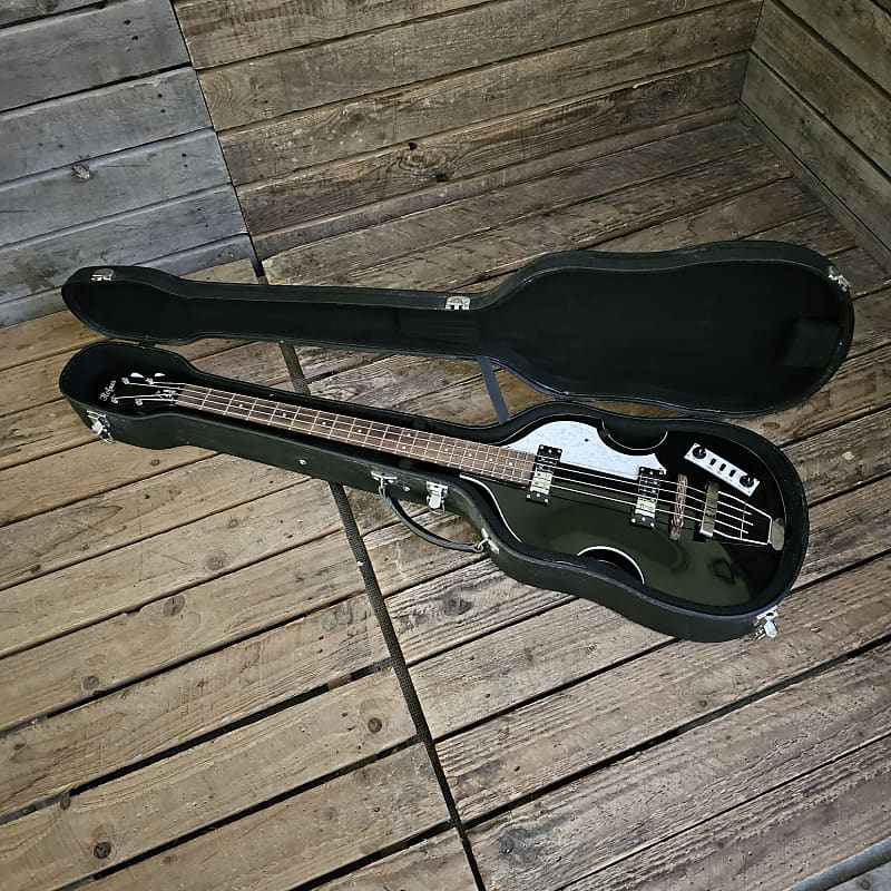 Bass Guitar Hofner B-Bass Hi-Series, Black With Case USED