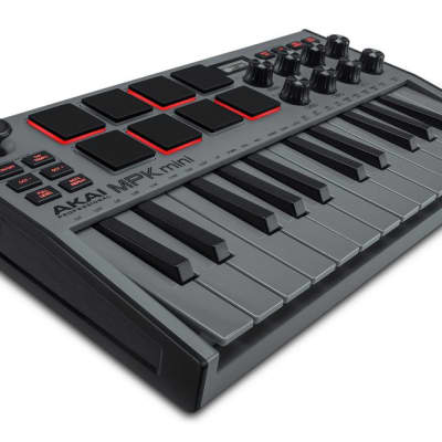 Akai MPK MINI MKIII 25-Key Keyboard Controller - Limited Edition Grey image 2