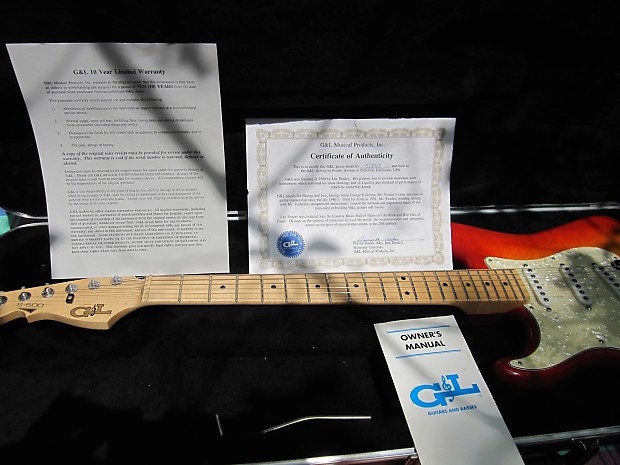 G&L S-500 1990's Cherry Burst | Reverb