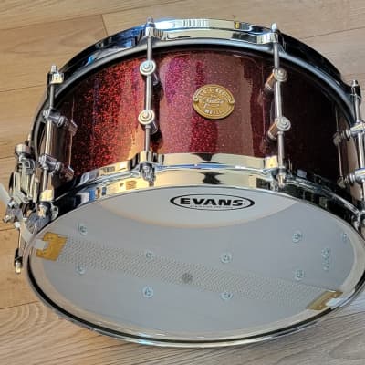 Gretsch New Classic Maple 6.5 Snare - Merlot Sparkle -Mint | Reverb