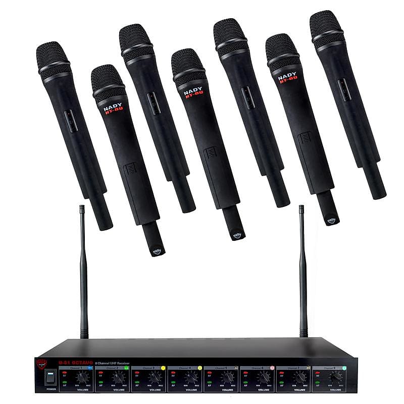 Nady U 81 Octavo HT Eight Wireless Handheld Microphones