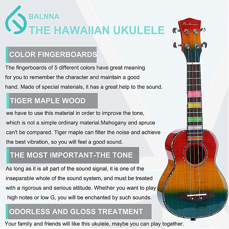 HUAWIND Soprano Ukulele Ukeleles for Beginners Mahogany 21 Inch Hawaiian  Starter ukeleles for Kids Adults Child Guitar Ukalalee With Gig Bag（city