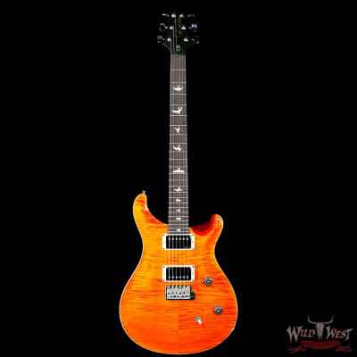 Paul Reed Smith PRS Wild West Guitars Special Run CE 24 Painted Black Neck 57/08 Pickups Orange 7.55 LBS image 3