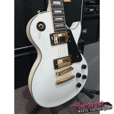 Tokai Legacy Series Love Rock Les Paul Custom Electric Guitar in White image 3