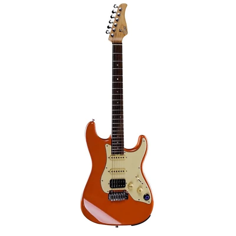 GTRS P800 Intelligent Metal Red Electric Guitar image 1