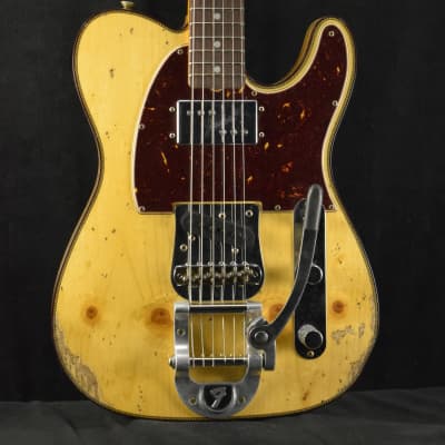Fender Custom Shop CuNiFe Telecater Custom Relic Knotty Pine w/Rope Purfling image 1