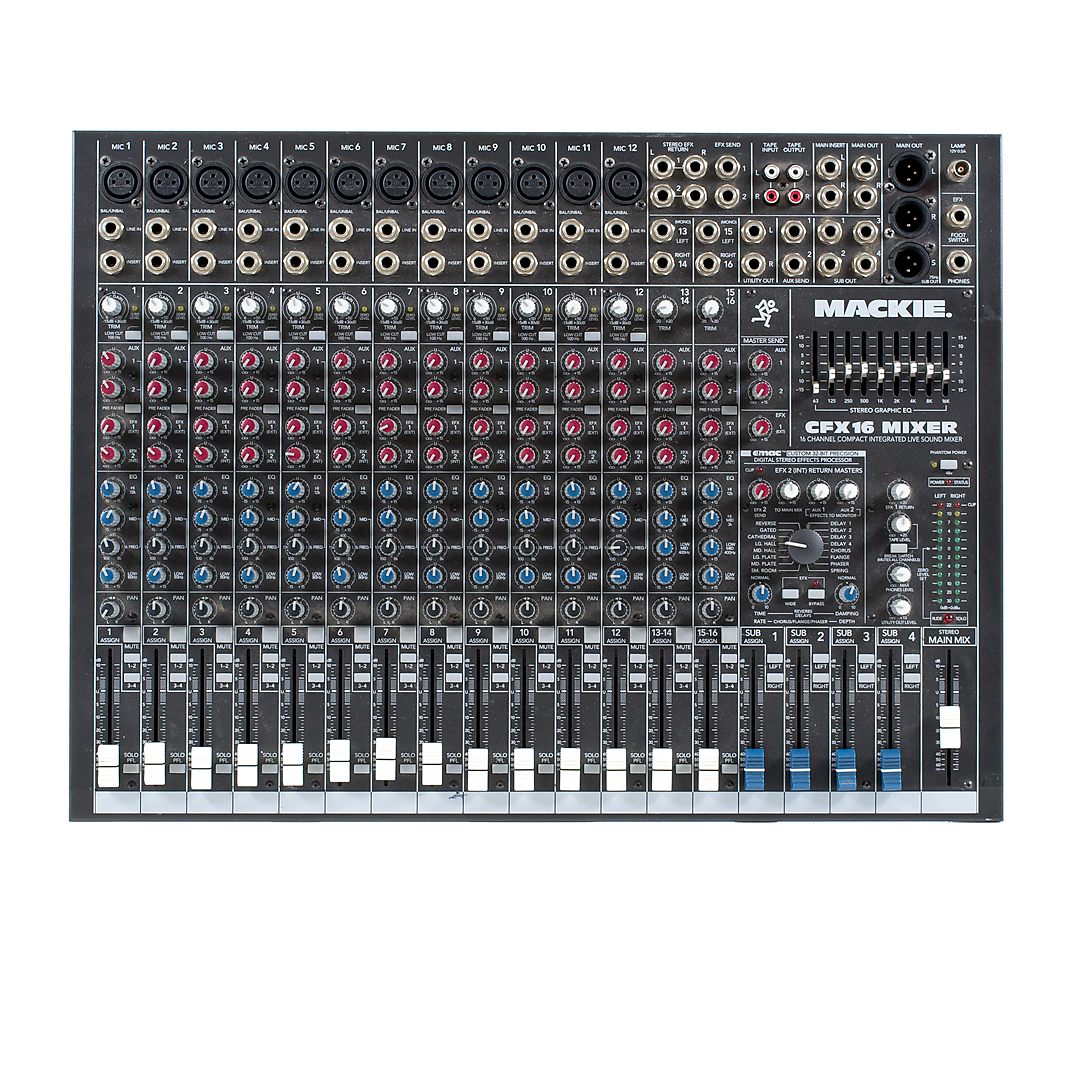 Mackie CFX16 16-Channel Compact Integrated Live Sound ...