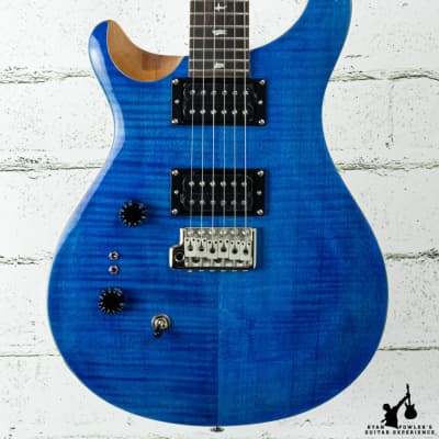 PRS SE Custom 24-08 Left Handed Faded Blue w/ bag (#7069