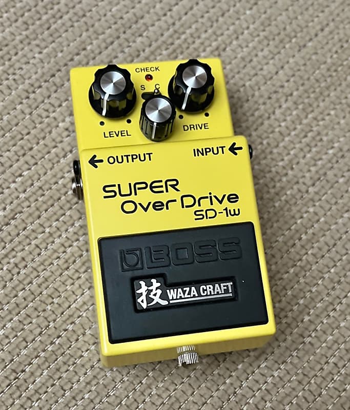 Boss SD-1w Super Overdrive Waza Craft Pedal - Made in Japan, | Reverb