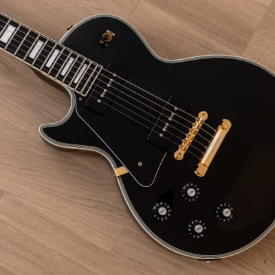 2018 Edwards ESP E-LP-130CD/P Black Beauty Left Handed Mint | Reverb