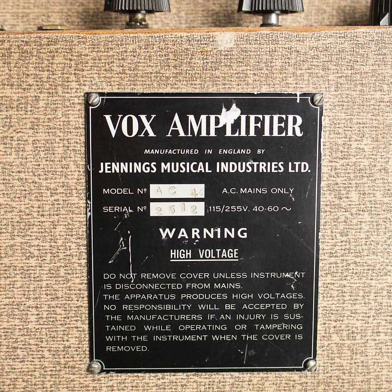 Vox AC-4 6-Watt 1x8" Guitar Combo 1962 - 1967 image 4