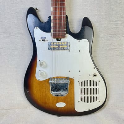 Vintage 1960s Teisco Spectrum ET-440 Electric Guitar 4