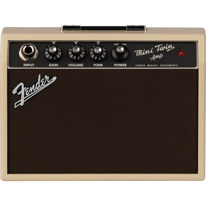 Fender Mini '65 Twin Battery Powered Guitar Combo Amp, Blonde image 1