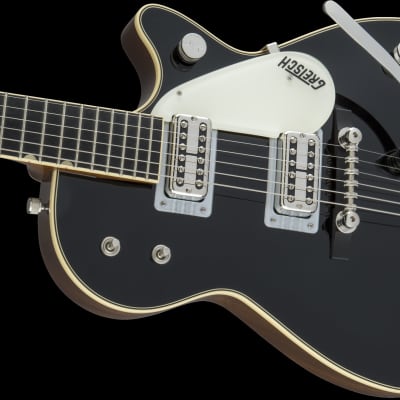 Gretsch G6128T-59 Vintage Select ’59 Duo Jet with Bigsby TV Jones Black image 3