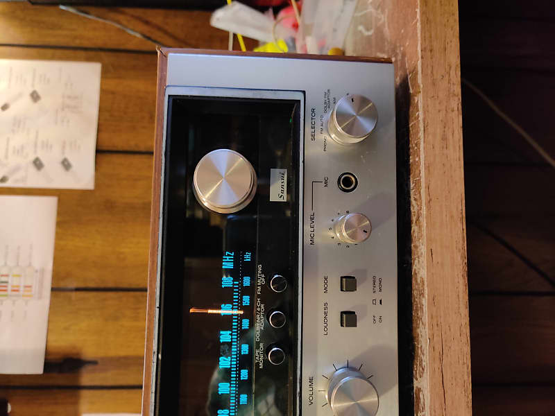 Vintage SANSUI MODEL 5050 Stereo Receiver, Recapped, Serviced and working  great!