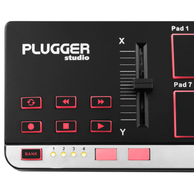 Plugger Studio Pocket Control Portable USB MIDI Controller for PC