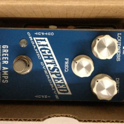 Greer Amps Lightspeed Organic Overdrive Pedal for sale