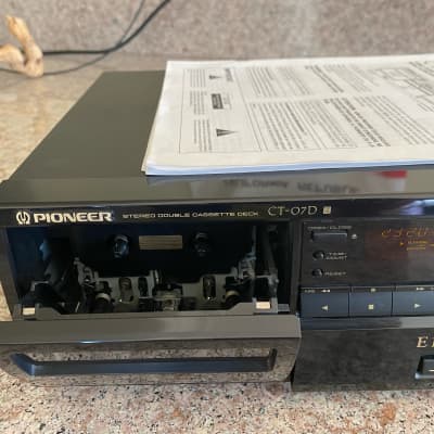 Pioneer ELITE CT-07D Stereo Double Cassette Deck | Reverb