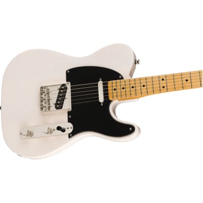 Squier by Fender Classic Vibe '50s Telecaster Guitar, Maple Board, White Blonde image 2