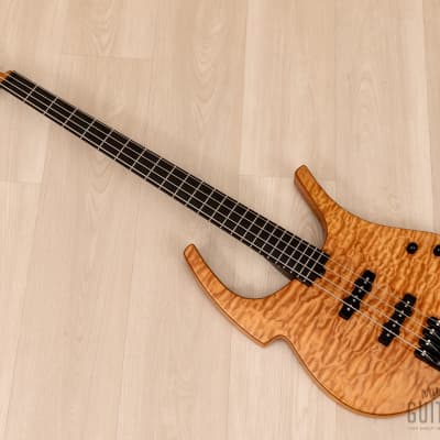 2003 Parker Fly Bass FB4 Quilted Maple w/ Dimarzio Ultra Jazz & Piezo Pickups, Active Fishman EQ image 11