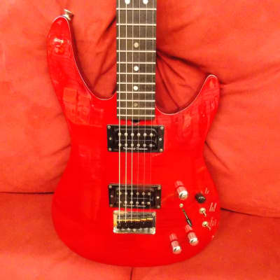 Brian Moore iM Synth Guitar W/Midi Pickups & Gig Bag Trans Red image 3