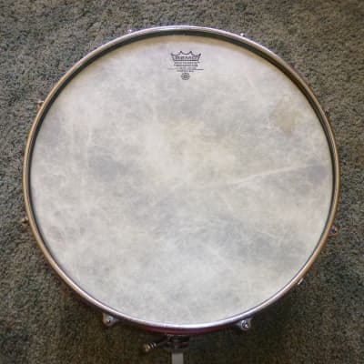 Zim-Gar 14x5.5" vintage snare drum 1960s - sparkle red with video image 8