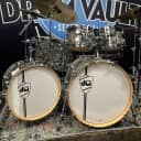 DW - DW Collectors Jazz Series Drum Set Two Bass Drums! - 22", 18", 10", 12", 14", 16", 14x5.5" 2020s - Silver Abalone Finish Ply