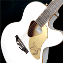 Gretsch Falcon 12-String Acoustic/Electric  White / Gold