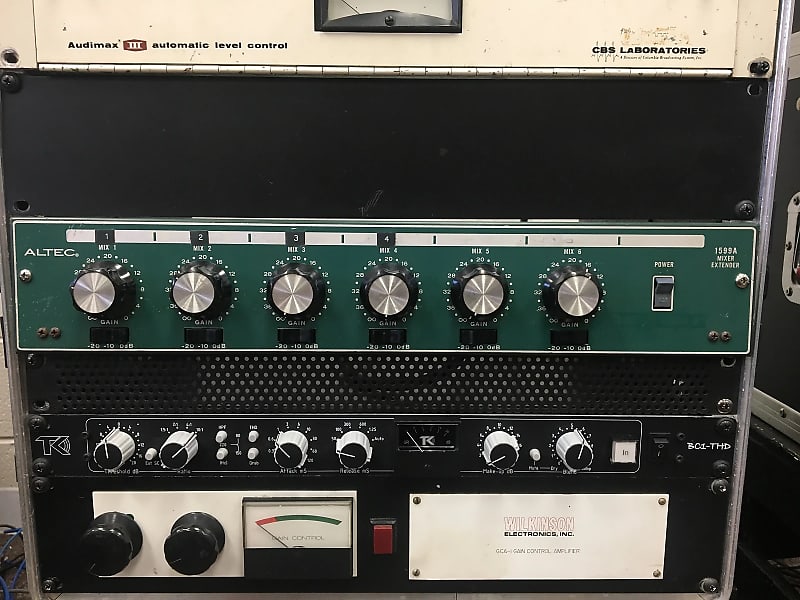 Modded ALTEC 1599a Mixer, Direct Outs, 6 Chan Vintage Reverb